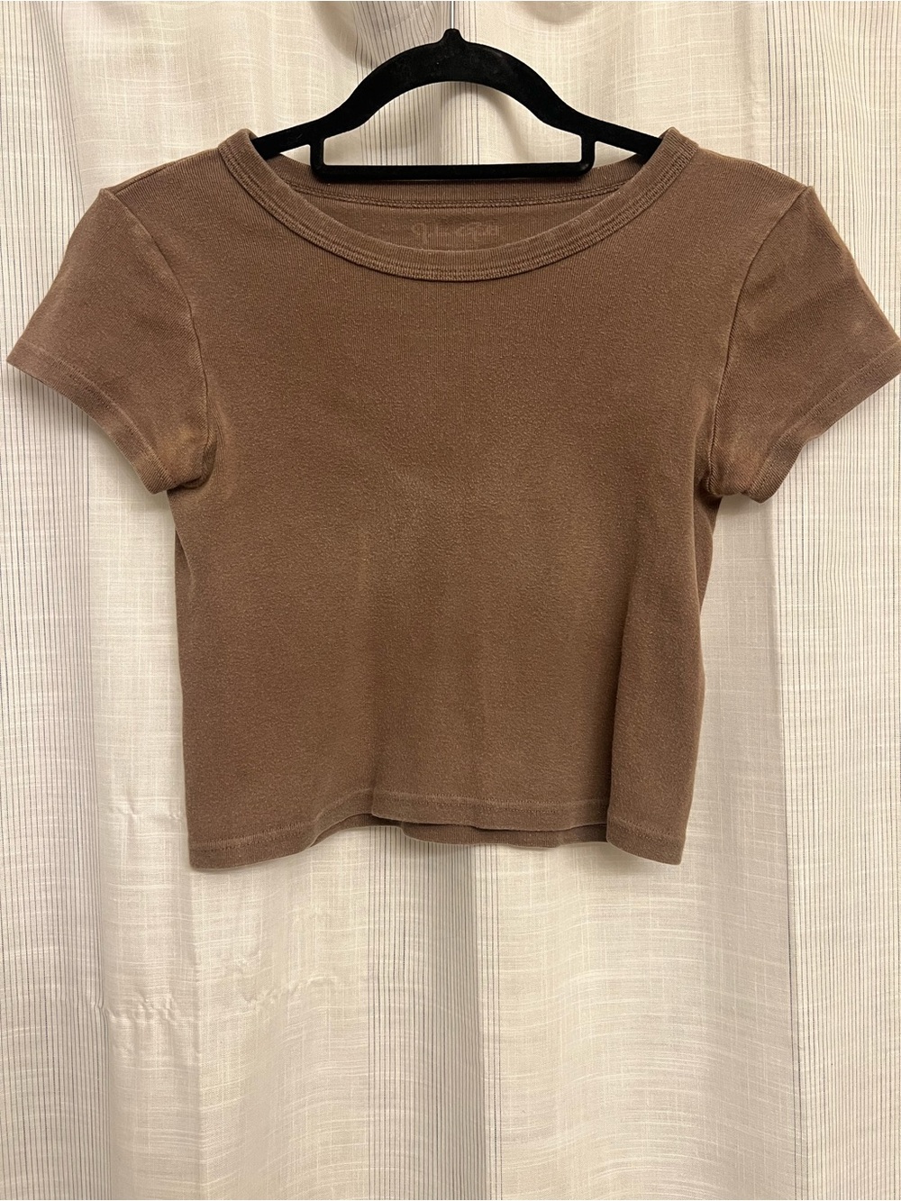 Brandy Melville Chocolate Brown Top! A little longer than cropped